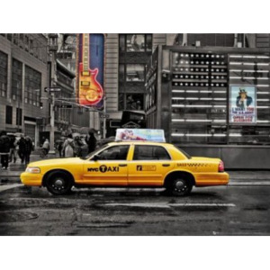 Plakát New York - 7th Ave Taxi