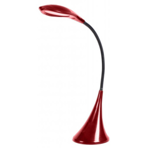 Ecolite LS1011-CV Stmívatelná LED stolní lampa 5W červená s usb