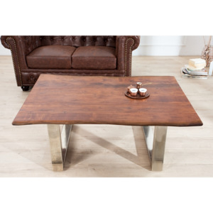 INV Konferenční stolek Wood 120cm hnědý