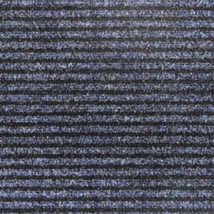 Modrá textilní vstupní rohož Favorit - délka 40 cm, šířka 60 cm a výška 0,76 cm