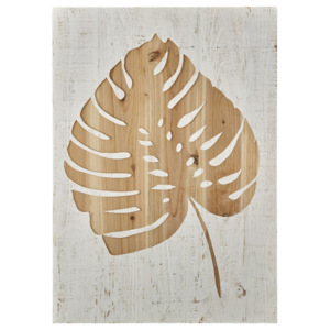 Dřevěný obraz Graham & Brown Tropical Leaf, 50 x 70 cm