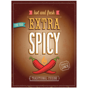 Retro cedule Extra spicy