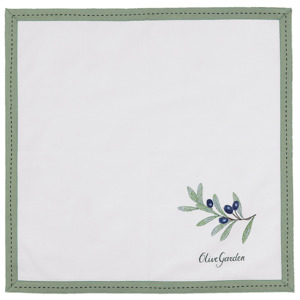 Textilní ubrousky (6) Olive Garden- 40*40 cm