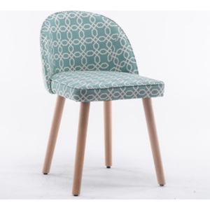 Tempo Kondela Židle, zelená vzor, LALIMA