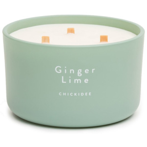 Vonná svíčka CHICKIDEE Ginger Lime, velká, 40 hodin, 3 knoty (5060577690078)
