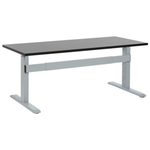 Elektricky nastavitelný psací stůl 160x70 cm černý-šedý UPLIFT