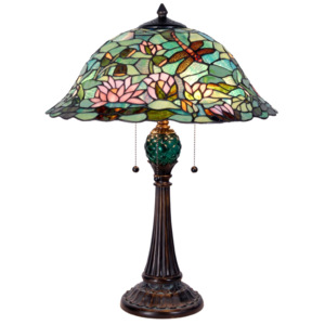 Stolní lampa Tiffany - pr.47*60 cm 3x E27 / max 60w