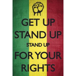 Plakát Get Up - Stand Up