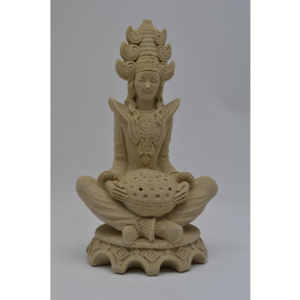 Bůžek z asie - kamenná socha z pískovce