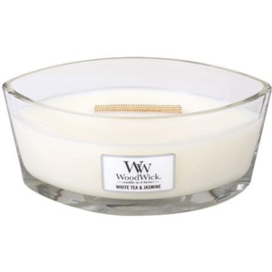 Svíčka dekorativní váza WoodWick Bílý čaj a jasmín, 453,6 g