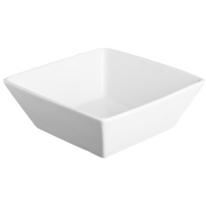 Bílá porcelánová miska Price & Kensington Simplicity, 14 x 14 cm