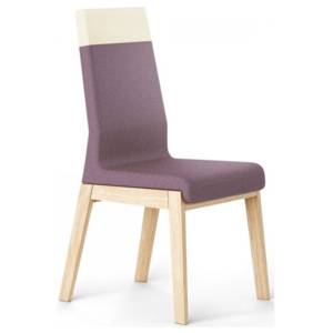 ABS Jídelní židle Kala dark violet and white