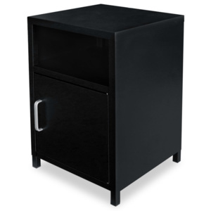 Noční stolek, 35x35x51 cm, černý
