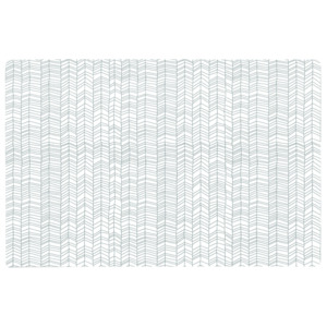 KJ Collection Prostírání Zentangle bílá 44 x 28,5 cm