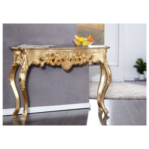 INV Konzolový stolek Verona 110cm zlatý