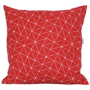 GADEO dekorační polštář LINIE red Velikost: 30x30 cm