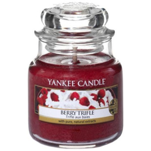 Svíčka ve skleněné dóze Yankee Candle Ovocný dezert s vanilkovým krémem, 104 g