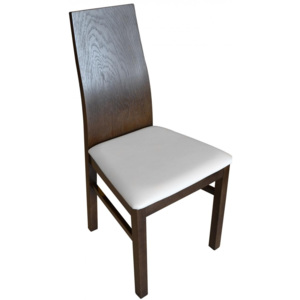 DIVANTI Židle Amy z bukového nebo dubového masivu s čalouněným sedákem