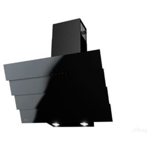 Kuchyňské digestoře - odsavač par HAAG Bravo Quadro Black GPE600 NOVINKA! LED! 90 Černý lak+černé sklo