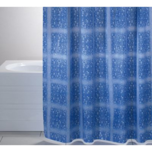 Grund Koupelnový závěs Watereffect PVC, modrý, 180x200 cm
