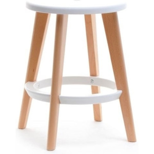 Židle DELIMA ve skandinávském stylu Bílá