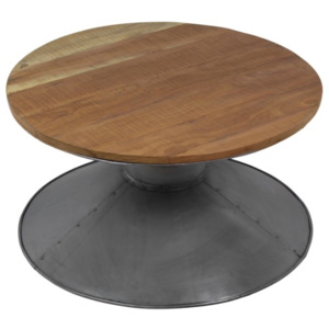 Konferenční stolek z recyklovaného dřeva a kovu HSM collection Pop