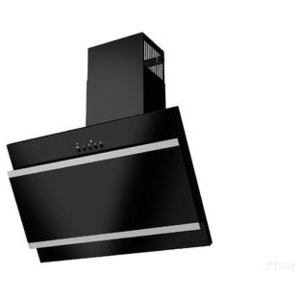 Kuchyňské digestoře - odsavač par HAAG Vertical Bis Black GPZ500 NOVINKA! LED! Silná turbína! 60 Inox Broušený + černá + černé sklo