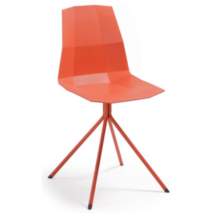 Červená jídelní židle La Forma Pixel