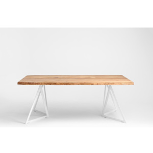 Jídelní stůl s deskou z dubového dřeva Custom Form Sherwood, 180 x 90 cm