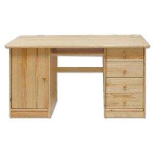 Dřevěný psací stůl - Borovice Typ 104