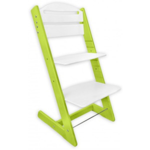 Rostoucí židle BABY světle zelená-bílá