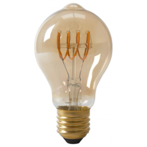 Calex Standard lamp, designová filament žárovka se zlatým sklem, 4W LED 2100K E27 stmívatelná, výška 10,6cm