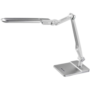 Ecolite LBL1207-STR LED stolní lampa 10W s klipem stříbrná stmívatelná