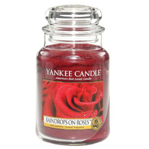 Yankee Candle - Raindrops on Roses 623g (Vůně z tradičně oblíbené kolekce My Favourite Things, inspirované slavnou písní z muzikálu The Sound of Music