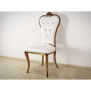 Židle Elicia beige s-elicia-beige-1027 barokní židle