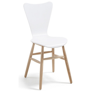 Bílá jídelní židle La Forma Talic