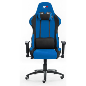 Herní židle k PC Sracer R1 s područkami nosnost 130 kg modrá-černá