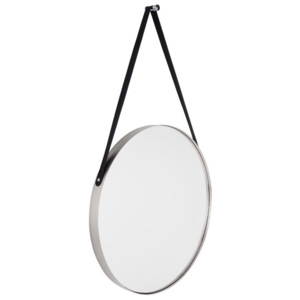 Nástěnné zrcadlo s rámem ve stříbrné barvě PT LIVING Balanced, Ø 47 cm