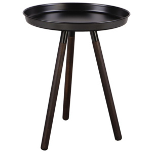 Černý odkládací stolek Nørdifra Sticks, výška 52,5 cm