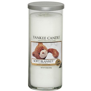 Svíčka ve skleněném válci Yankee Candle Jemná přikrývka, 566 g