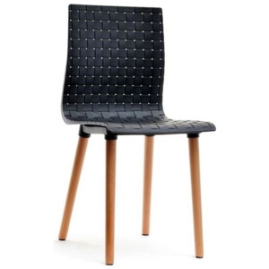 Jídelní židle KAZETO ve skandinávském stylu Černá