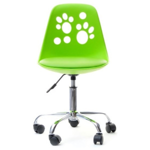 Otočná židle pro děti PETS Zelená
