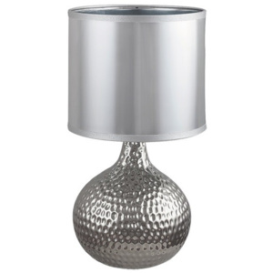 Rabalux Stolní designová lampa ROZIN 4978 40W E14 stříbrná Rabalux