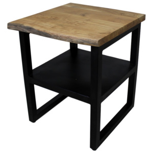 Odkládací stolek ze dřeva a kovu HSM collection SoHo