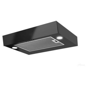 Kuchyňské digestoře - odsavač par HAAG Cubo Turbo Black NOVINKA! LED! 60 Černý lak+černé sklo