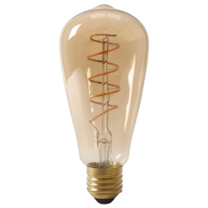 Calex Rustic lamp, designová filament žárovka se zlatým sklem, 4W LED 2100K E27 stmívatelná, výška 14cm