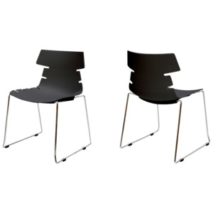 Designová židle Dollie / černá