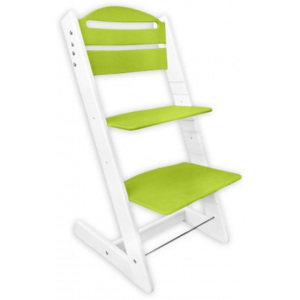 Rostoucí židle BABY bílo-světle zelená