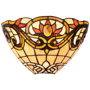 Nástěnná lampa Tiffany 30*15*20 cm 1x E14 / Max 40W