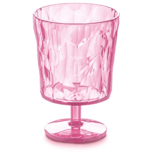 Pohár Koziol CRYSTAL růžová plastová 250ml